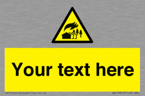 Custom Warning: Large scale fire zone